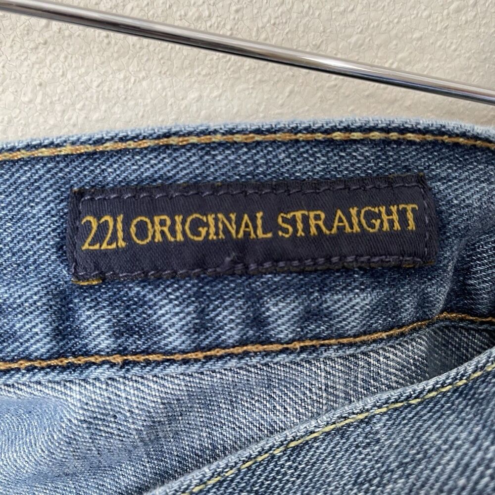 Lucky Brand Mens 221 Original Straight Jeans 32x32 5-Pocket Medium Wash Jeans - Picture 3 of 12